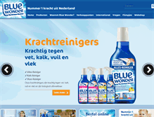 Tablet Screenshot of bluewonder.nl